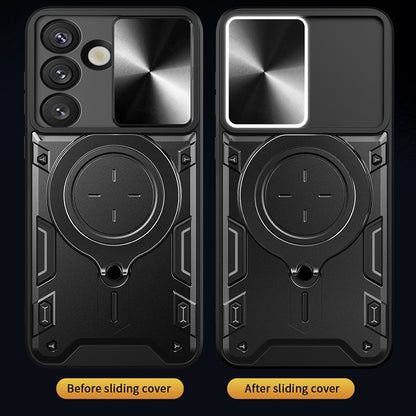Hoes voor Samsung Galaxy S25 Edge S937, Techsuit, CamGuard Pro, Paars