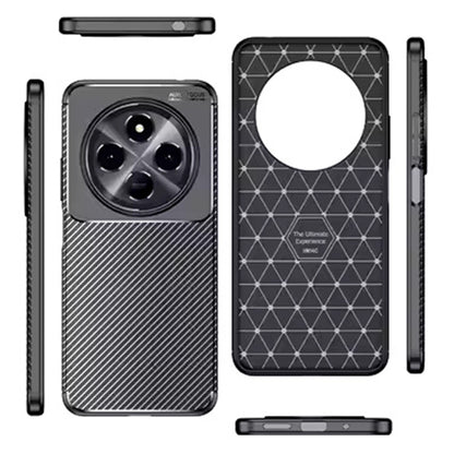 Hoes voor Samsung Galaxy S25 Edge S937, Techsuit, CarbonFiber, Zwart