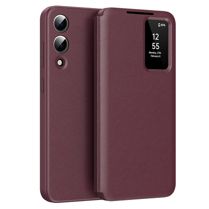 Case for Samsung Galaxy S25 Edge S937, Techsuit, SmartView, Red