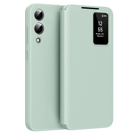 Hoes voor Samsung Galaxy S25 Edge S937, Techsuit, SmartView, Groen