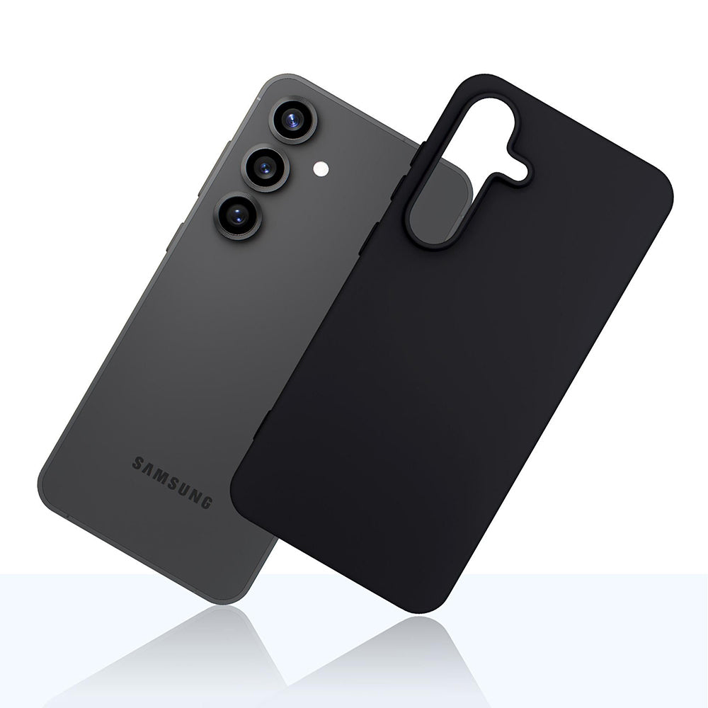 Hoes voor Samsung Galaxy S25 FE, 3MK, Mat Zwart