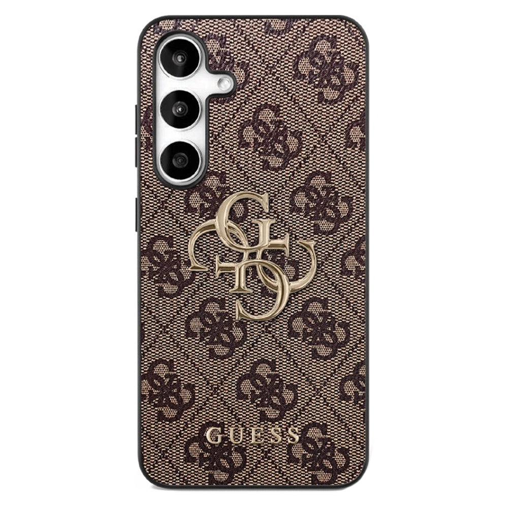 Hoes voor Samsung Galaxy S25 FE, Guess, 4G Metal Logo, Bruin