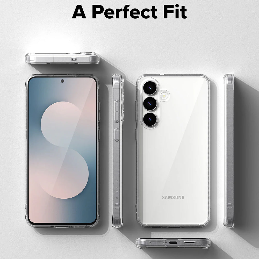 Hoesje voor Samsung Galaxy S25 FE, Ringke, Fusion, Transparant