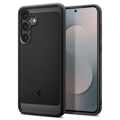 Hoes voor Samsung Galaxy S25 FE, Spigen, Rugged Armor, Matzwart ACS10025