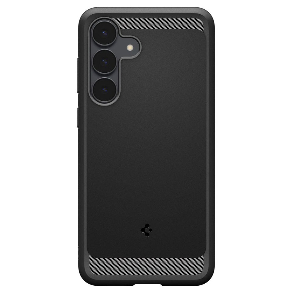 Hoes voor Samsung Galaxy S25 FE, Spigen, Rugged Armor, Matzwart ACS10025