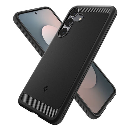 Hoes voor Samsung Galaxy S25 FE, Spigen, Rugged Armor, Matzwart ACS10025