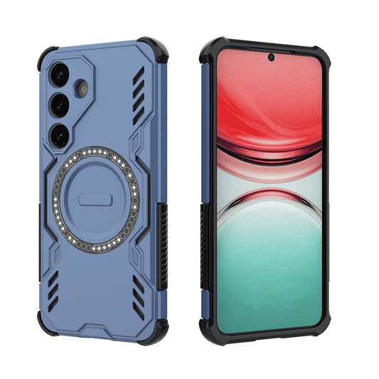 MagSafe-hoes voor Samsung Galaxy S25 FE, Techsuit, ArmorMag, Blauw