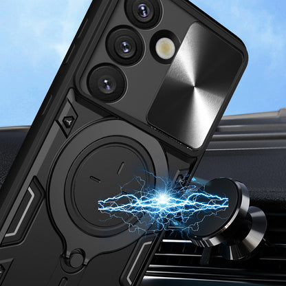 Hoes voor Samsung Galaxy S25 FE, Techsuit, CamGuard Pro, Paars