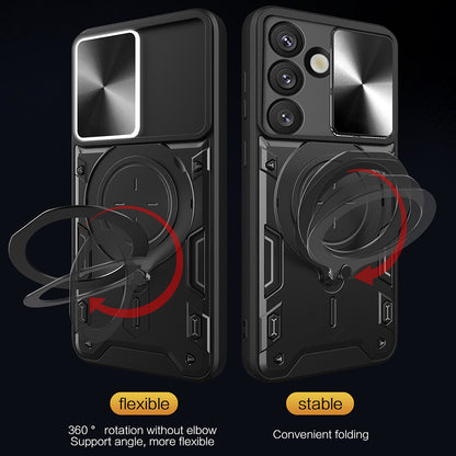 Hoes voor Samsung Galaxy S25 FE, Techsuit, CamGuard Pro, Paars