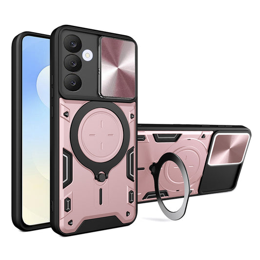 Hoes voor Samsung Galaxy S25 FE, Techsuit, CamGuard Pro, Roze