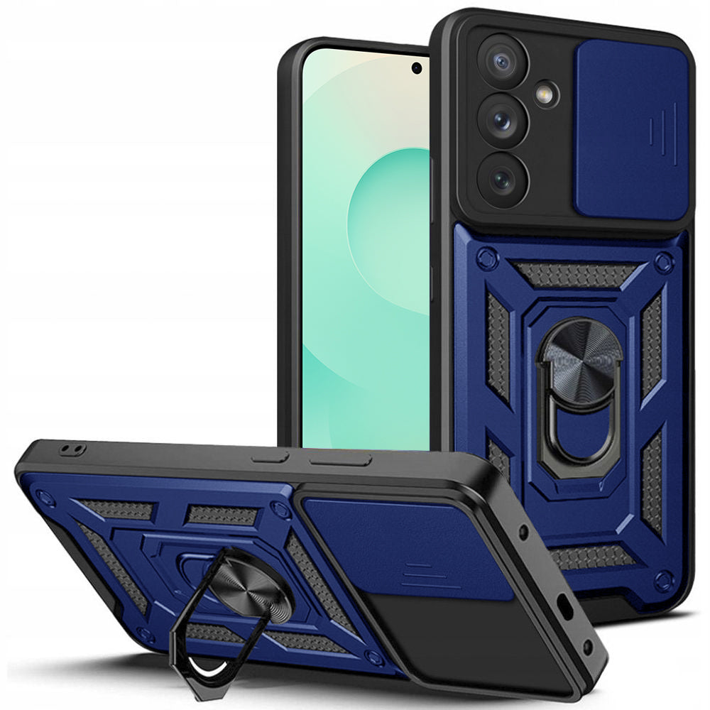 Hoes voor Samsung Galaxy S25 FE, Techsuit, CamShield, Blauw