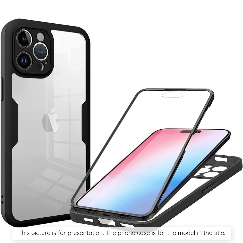Hoes voor Samsung Galaxy S25 FE, Techsuit, ColorVerse 360, Zwart