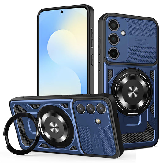 Hoes voor Samsung Galaxy S25 FE, Techsuit, RuggedCam, Blauw