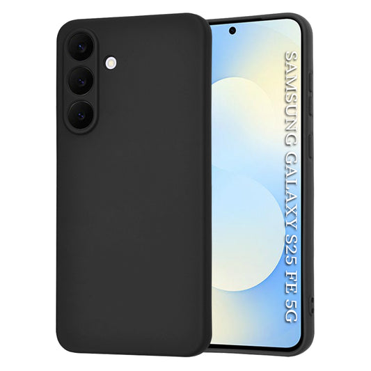 Hoes voor Samsung Galaxy S25 FE, Techsuit, SoftFlex, Zwart