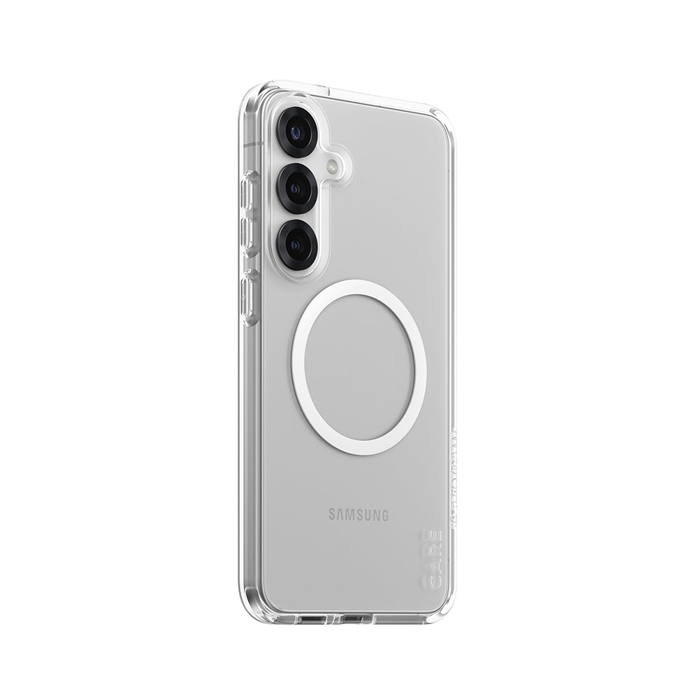 Hoes voor Samsung Galaxy S25+ S936, PanzerGlass, Care Urban Combat, Transparant Wit