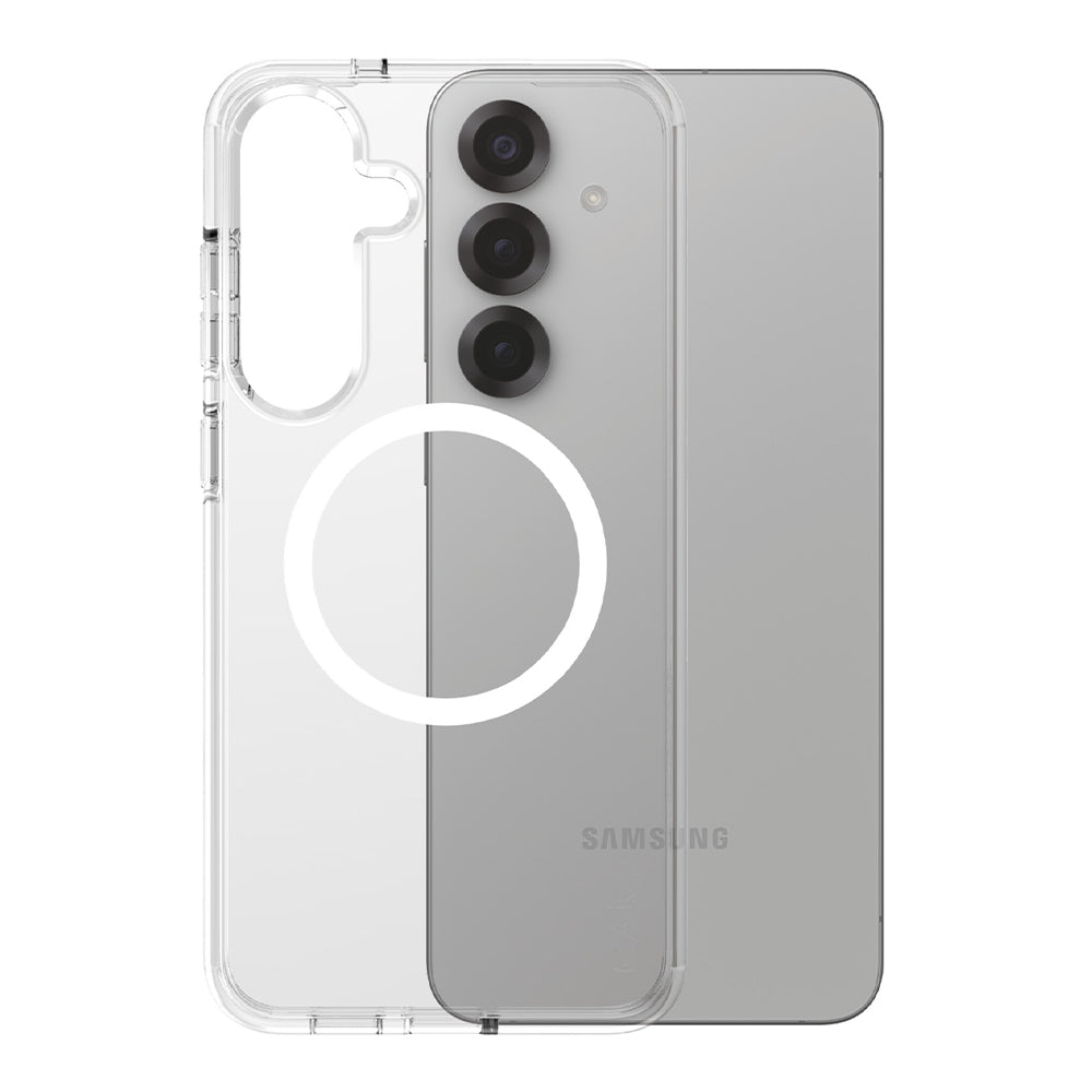 Hoes voor Samsung Galaxy S25+ S936, PanzerGlass, Care Urban Combat, Transparant Wit