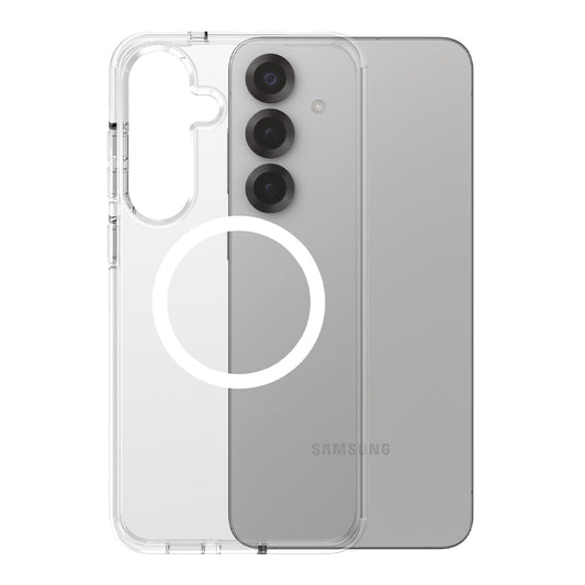 Hoes voor Samsung Galaxy S25+ S936, PanzerGlass, Care Urban Combat, Transparant Wit