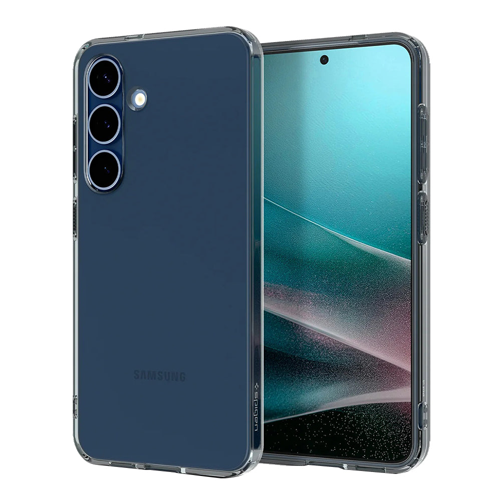 Hoes voor Samsung Galaxy S25+ S936, Spigen, Liquid Crystal, Rookkleurig ACS08975