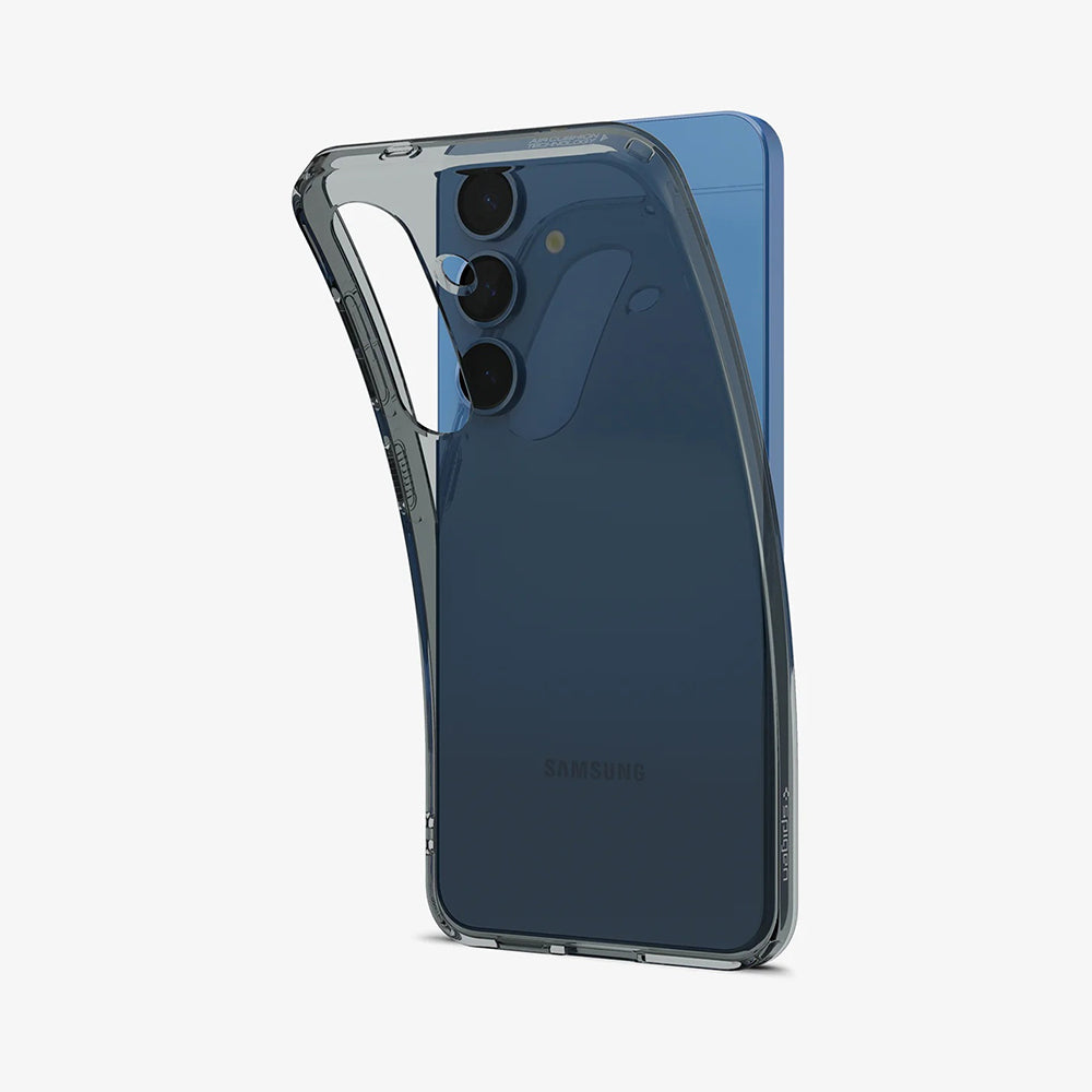 Hoes voor Samsung Galaxy S25+ S936, Spigen, Liquid Crystal, Rookkleurig ACS08975