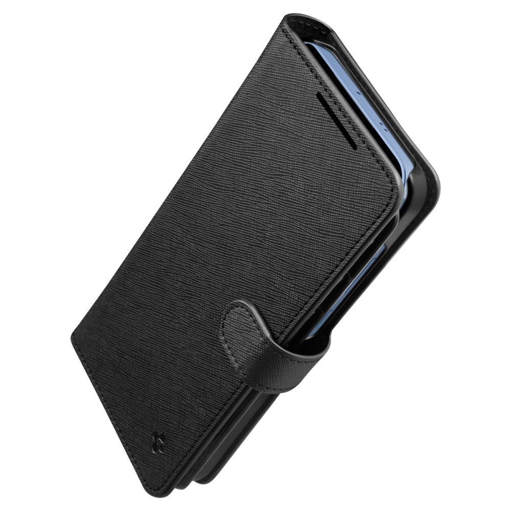 Hoes voor Samsung Galaxy S25+ S936, Spigen, Wallet S, Zwart ACS09125