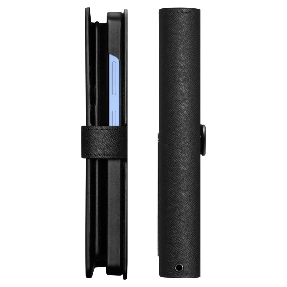 Hoes voor Samsung Galaxy S25+ S936, Spigen, Wallet S, Zwart ACS09125