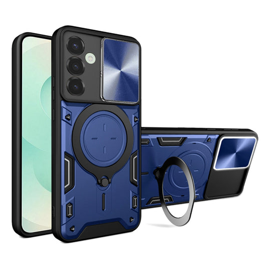Hoes voor Samsung Galaxy S25+ S936, Techsuit, CamGuard Pro, Blauw