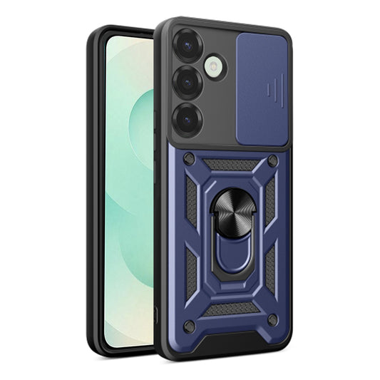 Hoes voor Samsung Galaxy S25+ S936, Techsuit, CamShield, Blauw