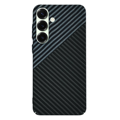 Hoes voor Samsung Galaxy S25+ S936, Techsuit, Carbonite FiberShell, Zwart Grijs