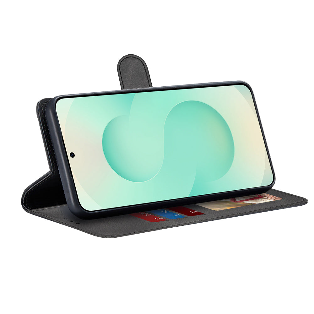 Hoes voor Samsung Galaxy S25+ S936, Techsuit, Diary Book, Zwart