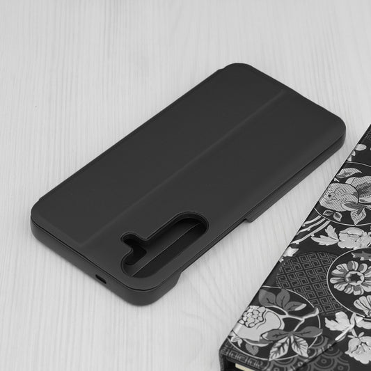 Hoes voor Samsung Galaxy S25+ S936, Techsuit, eFold, Zwart