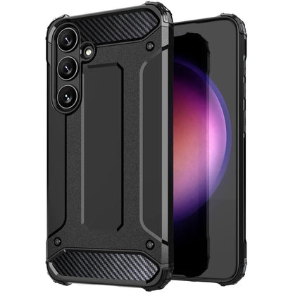 Hoes voor Samsung Galaxy S25+ S936, Techsuit, Hybrid Armor, Zwart