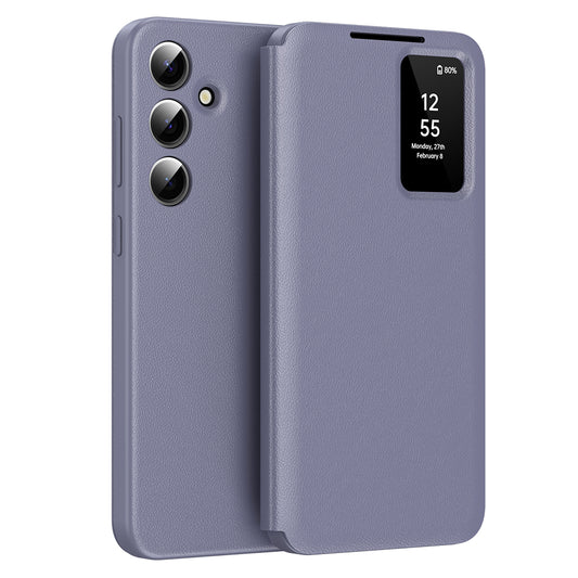 Hoes voor Samsung Galaxy S25+ S936, Techsuit, SmartView, Paars