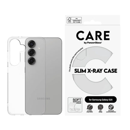 Hoes voor Samsung Galaxy S25 S931, PanzerGlass, Modieus, Transparant