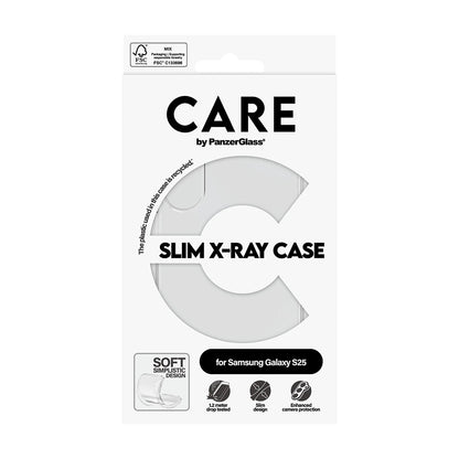 Hoes voor Samsung Galaxy S25 S931, PanzerGlass, Modieus, Transparant