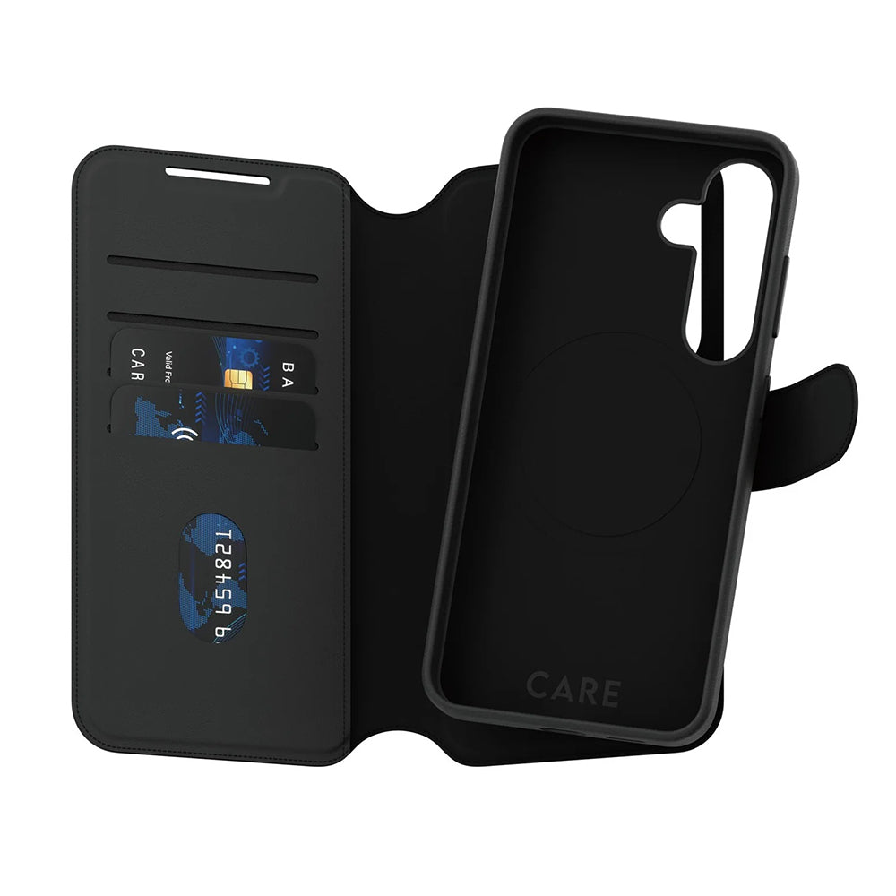 Hoes voor Samsung Galaxy S25 S931, PanzerGlass, Care Feature Tango Two-in-One, Zwart