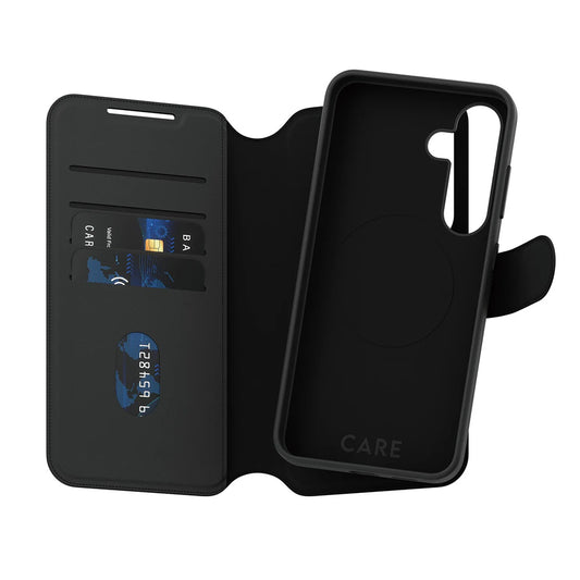 Hoes voor Samsung Galaxy S25 S931, PanzerGlass, Care Feature Tango Two-in-One, Zwart