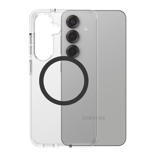 Hoes voor Samsung Galaxy S25 S931, PanzerGlass, Care Urban Combat, Transparant Zwart
