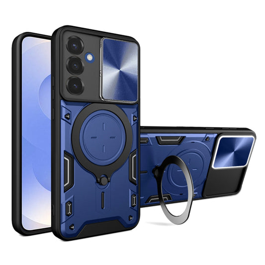 Hoes voor Samsung Galaxy S25 S931, Techsuit, CamGuard Pro, Blauw