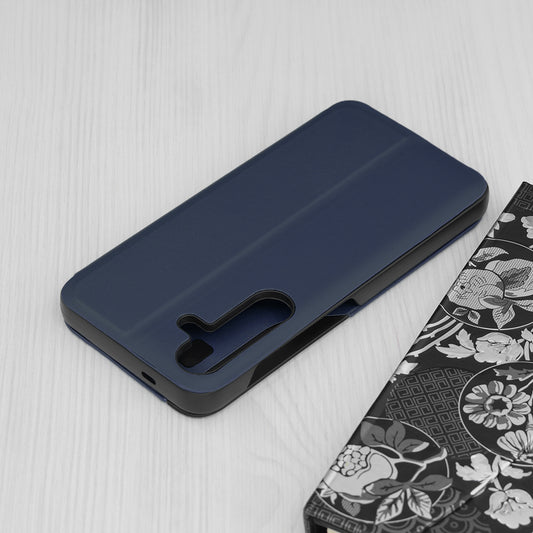 Hoes voor Samsung Galaxy S25 S931, Techsuit, eFold, Donkerblauw