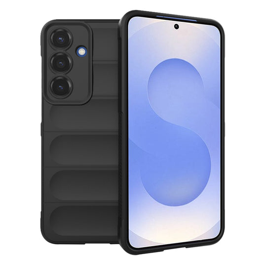 Hoes voor Samsung Galaxy S25 S931, Techsuit, Magic Shield, Zwart