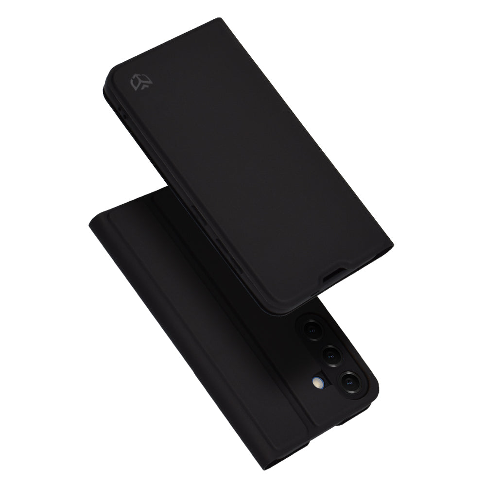 Hoes voor Samsung Galaxy S25 S931, Techsuit, Magskin Book, Zwart