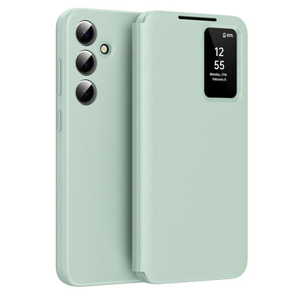 Hoes voor Samsung Galaxy S25 S931, Techsuit, SmartView, Groen