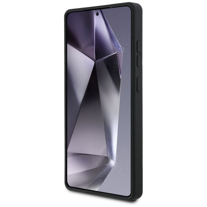 Hoes voor Samsung Galaxy S25 Ultra S938, Karl Lagerfeld, Siliconen Teken Metalen Logo, Zwart