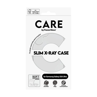 Hoes voor Samsung Galaxy S25 Ultra S938, PanzerGlass, Modieus, Transparant