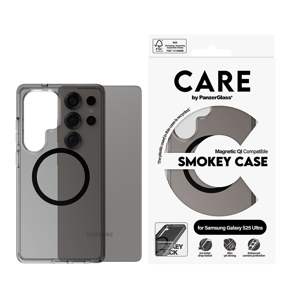 Hoes voor Samsung Galaxy S25 Ultra S938, PanzerGlass, Care Urban Combat, Zwart