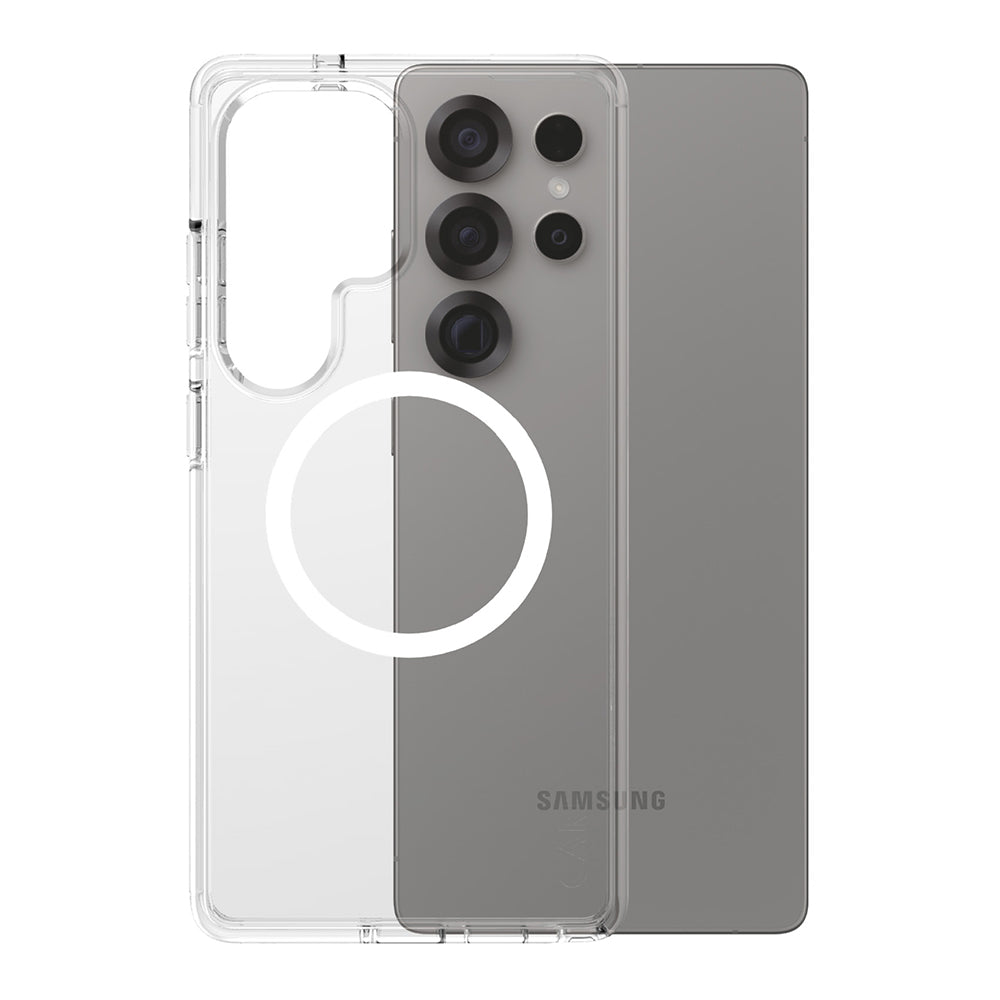Hoes voor Samsung Galaxy S25 Ultra S938, PanzerGlass, Care Urban Combat, Transparant Wit