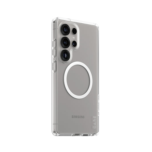 Hoes voor Samsung Galaxy S25 Ultra S938, PanzerGlass, Care Urban Combat, Transparant Wit