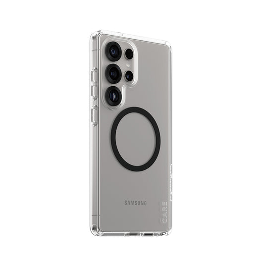 Hoes voor Samsung Galaxy S25 Ultra S938, PanzerGlass, Care Urban Combat, Zwart Transparant