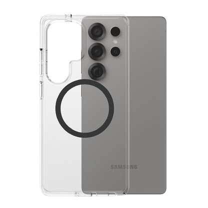 Hoes voor Samsung Galaxy S25 Ultra S938, PanzerGlass, Care Urban Combat, Zwart Transparant