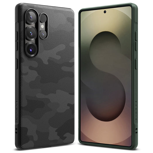 Hoes voor Samsung Galaxy S25 Ultra S938, Ringke, Onyx Design, Camouflage